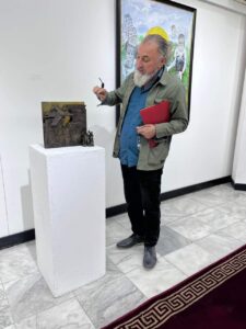 IMG_20240111_113744_867-225x300 في معرضه الجديد ...رضا فرحان  يدين اعمال الابادة لاطفال فلسطين تشكيليا