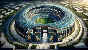 FB_IMG_1709026449616-300x171 الذكاء الاصطناعي يصمم ملعب مستوحى من حضارة العراق بسعة 100 ألف متفرج