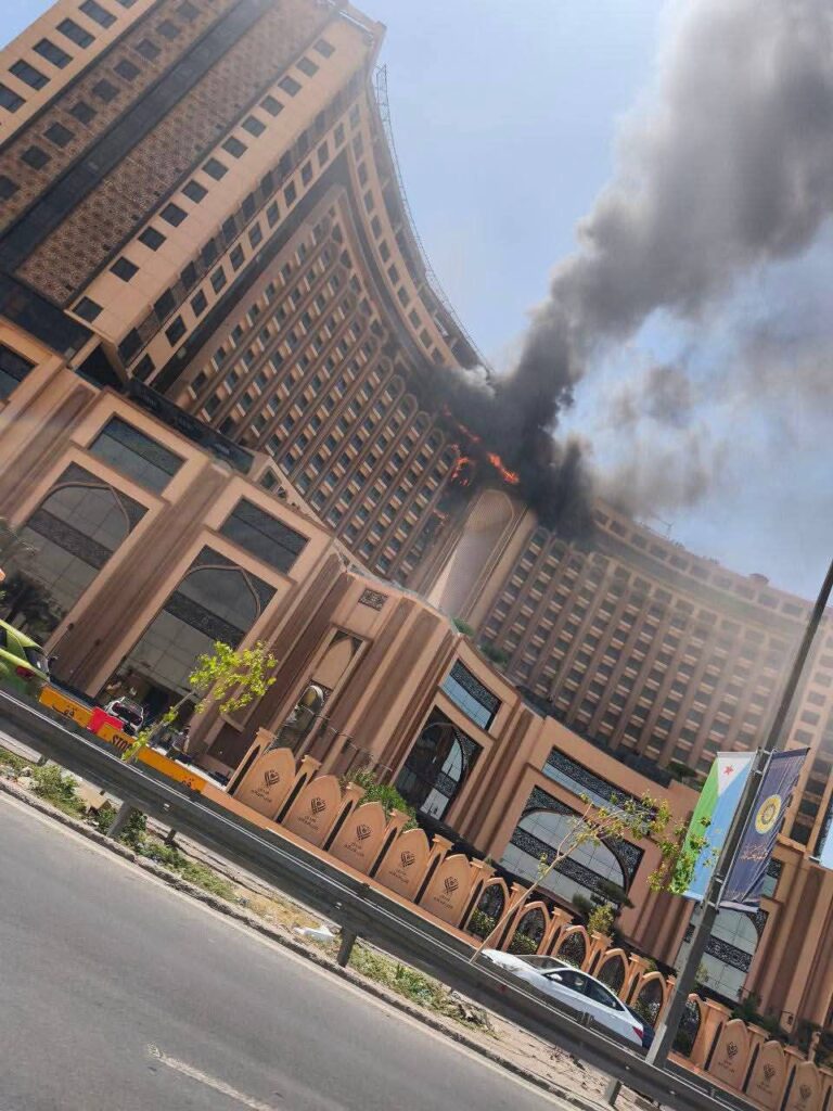 fb_img_17511939073641457957595114434753-768x1024 اندلاع حريق داخل فندق "قلب العالم" في منطقة الجادرية ببغداد