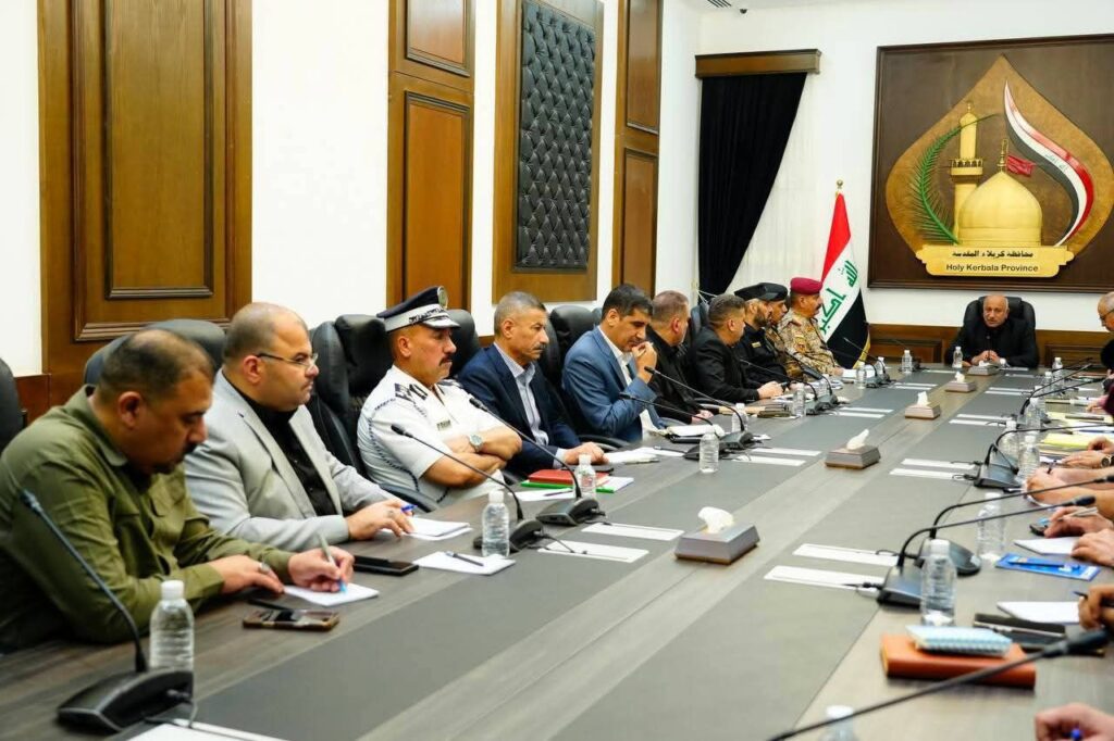 fb_img_17543684971972462381978283400400-1024x682 رئيس اللجنة الأمنية العليا في المحافظةمحافظ كربلاء المقدسة المهندس نصيف جاسم الخطابي يترأس اجتماعا موسعا للجنة الأمنية العليا والمخصصة لمناقشة الاستعدادات الأمنية الخاصة بزيارة أربعينية الإمام الحسين عليه السلام