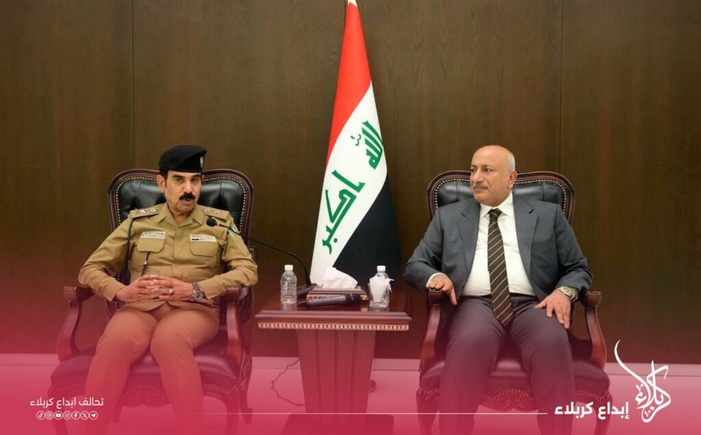 img_20251028_230917_2908874549660379394294-1024x636 محافظ كربلاء المقدسة يبحث مع وكيل وزير الداخلية لشؤون الشرطة تعزيز التعاون الأمني