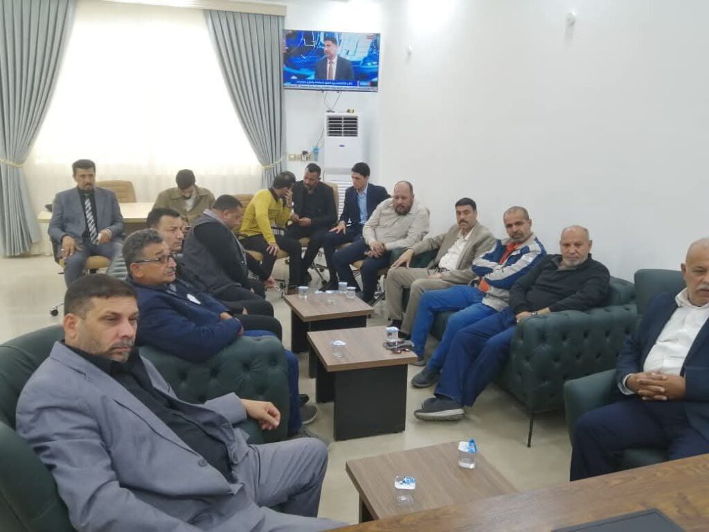 fb_img_17637444302703241036247809341170-1024x768 استقبل السيد أمين عام الانتفاضة الشعبانية طالب عبدالوهاب الساعدي ضمن تحالف إبداع كربلاء في مكتبه بكربلاء المقدسة، مجموعة من ثوار الانتفاضة الشعبانية لعام 1991