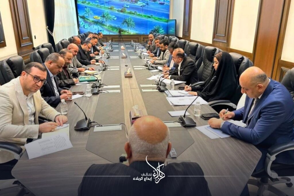 fb_img_17645121695401413795596330402658-1024x682 الخطابي يقود اجتماعاً حاسماً لضبط إيقاع الخدمات وتسريع وتيرة الإعمار في كربلاء